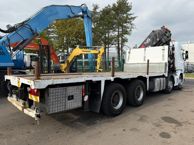 Scania 114C-380 8x4 PRITSCHE + KRAN HIAB 700 E-5 - PLATFORM 6m80 + TWISTLOCKS - MANUAL - RETARDER - STEEL SPRING / BIG AXLE HUB REDUCTION - AP ACHSEN - Bortu kravas automašīna/ Platforma, Kravas auto ar manipulatoru: foto 4 Scania 114C-380 8x4 PRITSCHE + KRAN HIAB 700 E-5 - PLATFORM 6m80 + TWISTLOCKS - MANUAL - RETARDER - STEEL SPRING / BIG AXLE HUB REDUCTION - AP ACHSEN - Bortu kravas automašīna/ Platforma, Kravas auto ar manipulatoru: foto 4