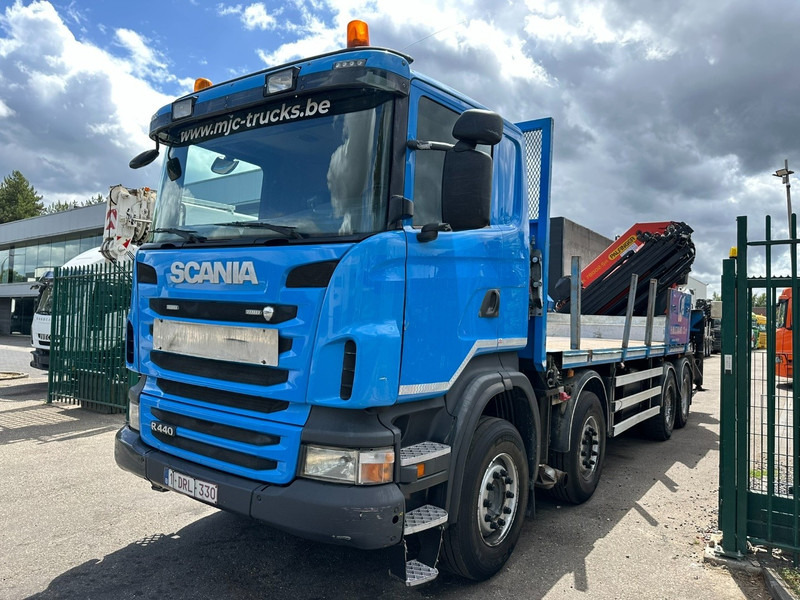 Scania G440 8x4 + (26.5m!) CRANE PALFINGER PK78002 SH G 8x + 1 + WINCH - PLATFORM 6m25 - MANUAL - HUB REDUCTION - STEEL SPRING - EURO 5 - BE TRUCK - Kravas auto ar manipulatoru: foto 3 Scania G440 8x4 + (26.5m!) CRANE PALFINGER PK78002 SH G 8x + 1 + WINCH - PLATFORM 6m25 - MANUAL - HUB REDUCTION - STEEL SPRING - EURO 5 - BE TRUCK - Kravas auto ar manipulatoru: foto 3