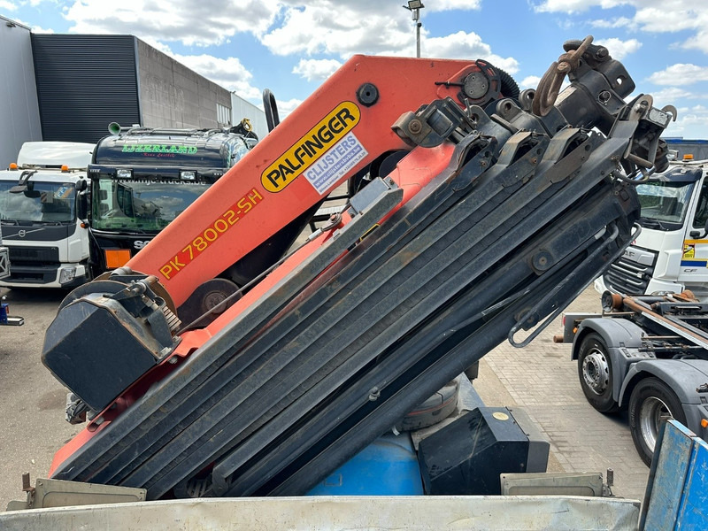 Bortu kravas automašīna/ Platforma, Kravas auto ar manipulatoru Scania G440 8x4 PRITSCHE + (25m!) KRAN PALFINGER PK78002 SH G 8x + WINCH - PLATFORM 6m25 - SCHALT - AP ACHSEN - BLATT - EURO 5 - BELGISCHE: foto 8