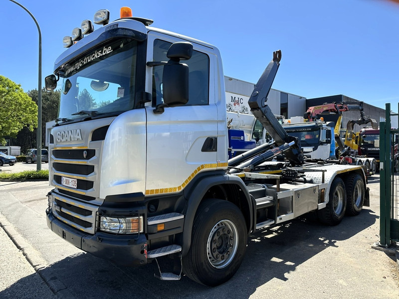 Scania G450 6x4 HOOKLIFT AJK 20T - 5760mm - 3m90 WB - HUB REDUCTION / STEEL SUSP. - EURO 6 - BE TRUCK - Pacēlājs ar āķi: foto 3 Scania G450 6x4 HOOKLIFT AJK 20T - 5760mm - 3m90 WB - HUB REDUCTION / STEEL SUSP. - EURO 6 - BE TRUCK - Pacēlājs ar āķi: foto 3