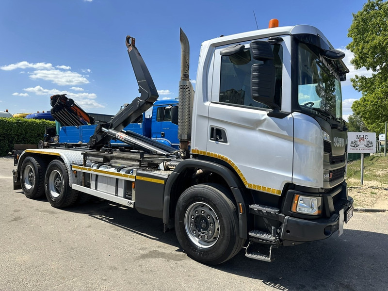 Scania G450 XT 6X4 AJK HAAKSYSTEEM 20T - 5760mm - WB 3m90 - HUB REDUCTION / STEEL SUSPENSION - EURO 6 - BE TRUCK - Pacēlājs ar āķi: foto 1 Scania G450 XT 6X4 AJK HAAKSYSTEEM 20T - 5760mm - WB 3m90 - HUB REDUCTION / STEEL SUSPENSION - EURO 6 - BE TRUCK - Pacēlājs ar āķi: foto 1
