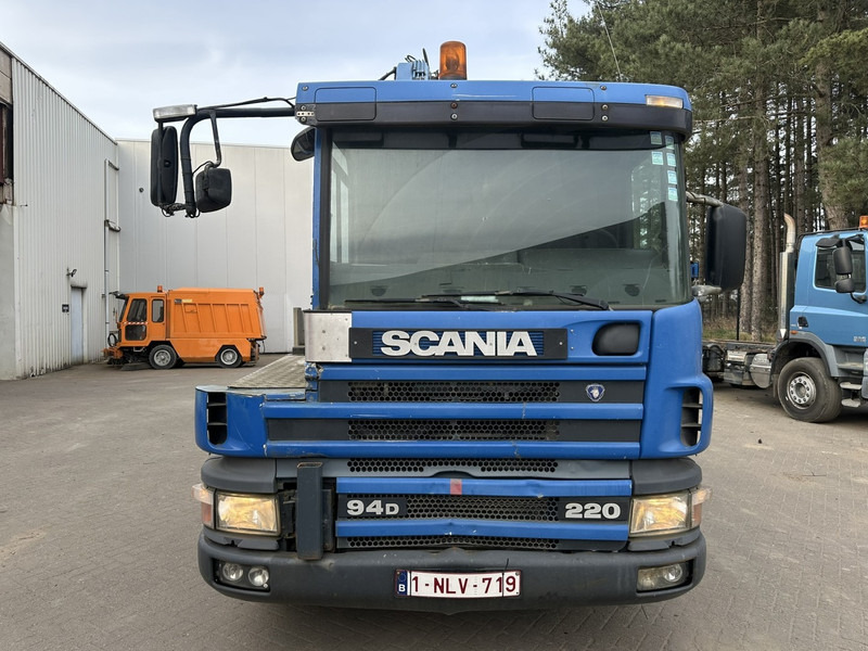 Scania P 94-220 6x2 + CRANE / GRUA MKG HLK 125 - STEEL CARRIER - MANUAL 4+4 - LIFT + STEERING AXLE - BE TRUCK - Kravas auto ar manipulatoru: foto 2 Scania P 94-220 6x2 + CRANE / GRUA MKG HLK 125 - STEEL CARRIER - MANUAL 4+4 - LIFT + STEERING AXLE - BE TRUCK - Kravas auto ar manipulatoru: foto 2