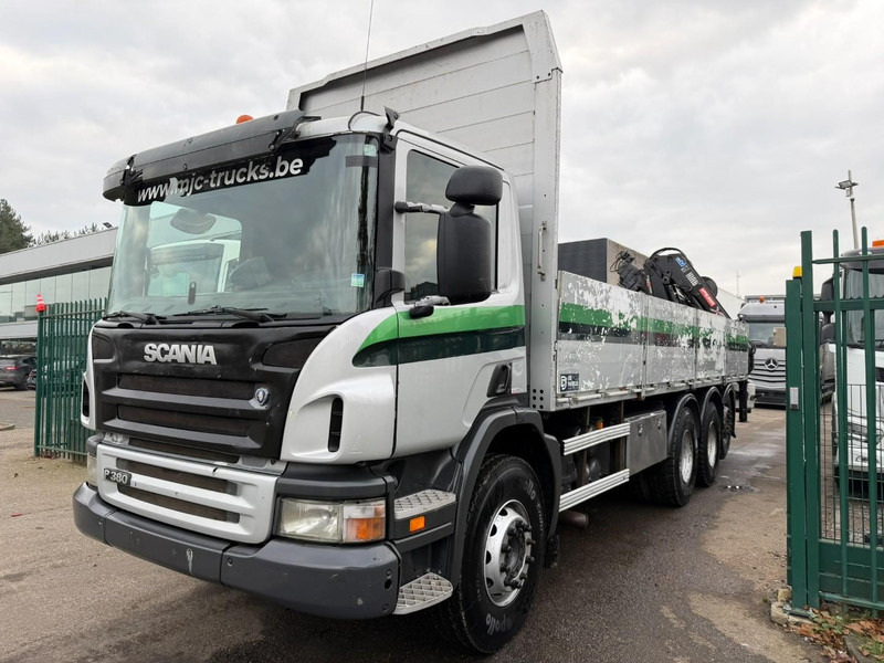 Scania P380 8x4 TRIDEM BAUSTOFF + KRAN HIAB 166 ES-5 HIPRO - ROTATOR + RADIO - 7m60 PRITSCHE - MANUAL - LIFT + LENKACHSE - Kravas auto ar manipulatoru: foto 4 Scania P380 8x4 TRIDEM BAUSTOFF + KRAN HIAB 166 ES-5 HIPRO - ROTATOR + RADIO - 7m60 PRITSCHE - MANUAL - LIFT + LENKACHSE - Kravas auto ar manipulatoru: foto 4