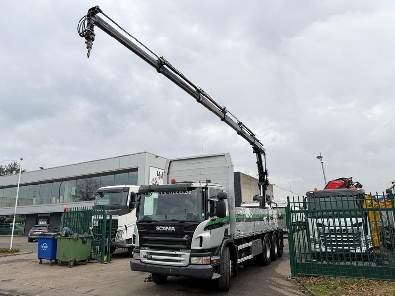 Scania P380 8x4 TRIDEM + CRANE HIAB 166 ES-5 HIPRO - ROTATOR + RADIO - 7m60 PLATFORM - MANUAL - LIFT + STEERING AXLE - Kravas auto ar manipulatoru: foto 5 Scania P380 8x4 TRIDEM + CRANE HIAB 166 ES-5 HIPRO - ROTATOR + RADIO - 7m60 PLATFORM - MANUAL - LIFT + STEERING AXLE - Kravas auto ar manipulatoru: foto 5