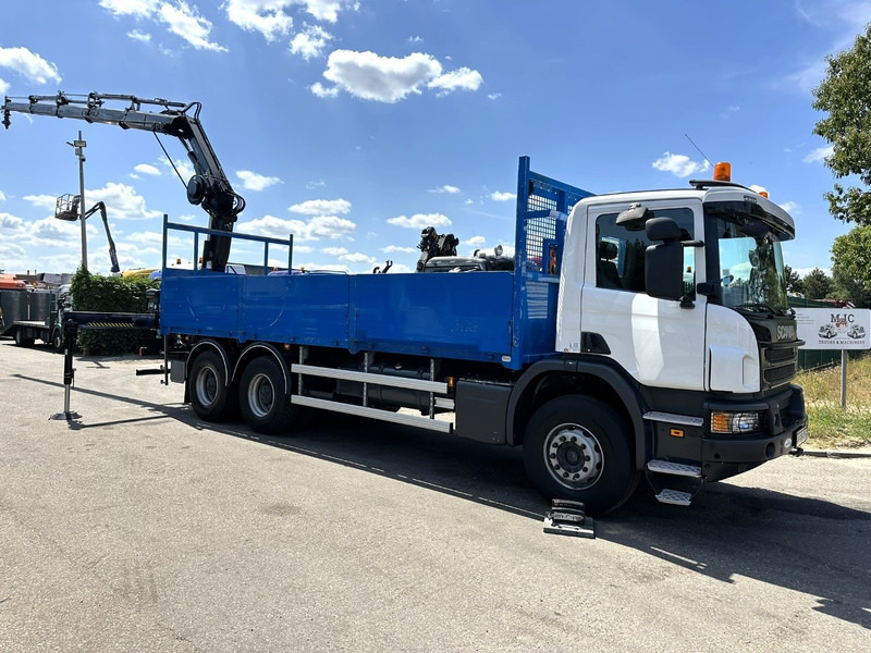 Scania P410 6x4 PRITSCHE + KRAN HIAB 166 ES-4 - RETARDER - ROTATOR - PLATFORM 6m80 - BIG AXLES HUB REDUCTION - STEEL SPRING - Bortu kravas automašīna/ Platforma, Kravas auto ar manipulatoru: foto 3 Scania P410 6x4 PRITSCHE + KRAN HIAB 166 ES-4 - RETARDER - ROTATOR - PLATFORM 6m80 - BIG AXLES HUB REDUCTION - STEEL SPRING - Bortu kravas automašīna/ Platforma, Kravas auto ar manipulatoru: foto 3