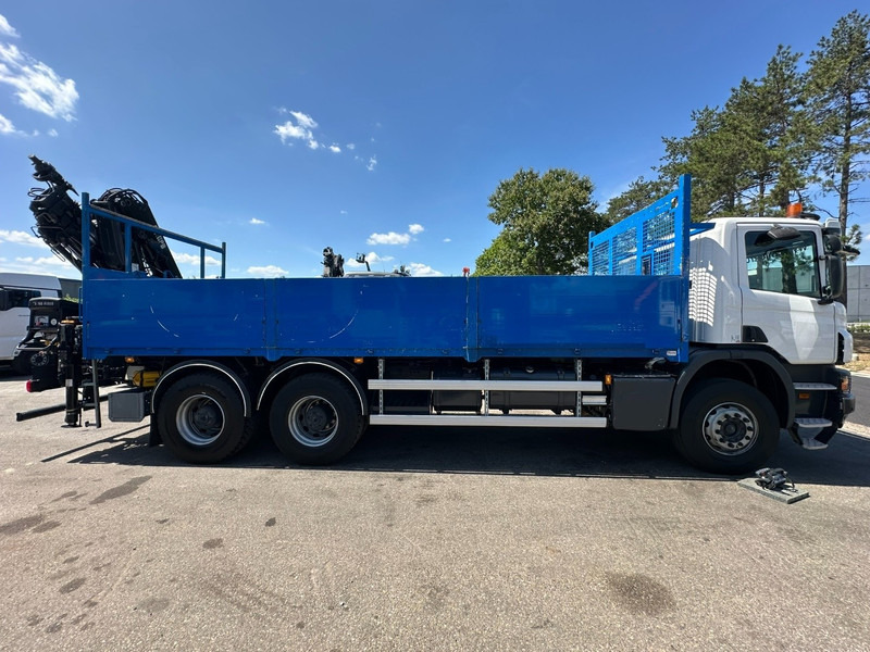 Scania P410 6x4 PRITSCHE + KRAN HIAB 166 ES-4 - RETARDER - ROTATOR - PLATFORM 6m80 - BIG AXLES HUB REDUCTION - STEEL SPRING - Bortu kravas automašīna/ Platforma, Kravas auto ar manipulatoru: foto 5 Scania P410 6x4 PRITSCHE + KRAN HIAB 166 ES-4 - RETARDER - ROTATOR - PLATFORM 6m80 - BIG AXLES HUB REDUCTION - STEEL SPRING - Bortu kravas automašīna/ Platforma, Kravas auto ar manipulatoru: foto 5