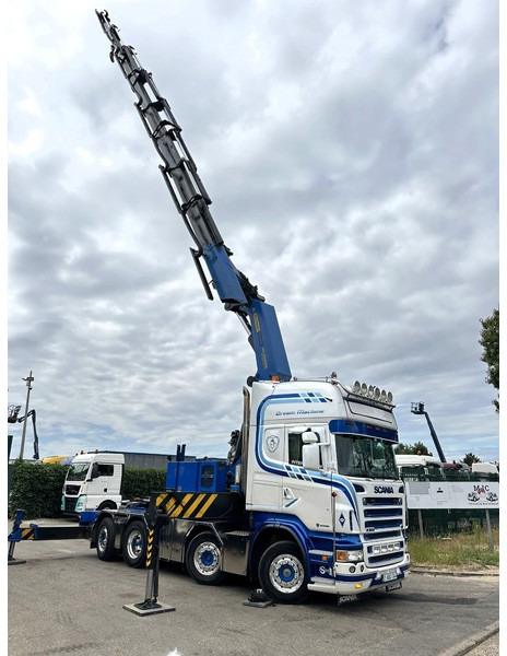 Scania R500 8x2 + CRANE 100Tm! PALFINGER PK100002 G 8x + 1 ME - RETARDER - ALCOA DURA BRIGHT - LIFT + STEERING - 5/6 HYDR F - TÜV 05/2026 - TOP CONDITION - Kravas auto ar manipulatoru: foto 5 Scania R500 8x2 + CRANE 100Tm! PALFINGER PK100002 G 8x + 1 ME - RETARDER - ALCOA DURA BRIGHT - LIFT + STEERING - 5/6 HYDR F - TÜV 05/2026 - TOP CONDITION - Kravas auto ar manipulatoru: foto 5
