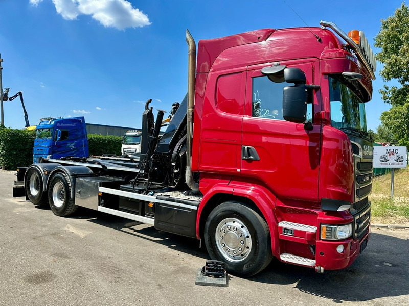 Scania R580 6X2 V8 HOOKLIFT + CRANE HIAB 211 E-4 HIPRO - ROTATOR - RETARDER - ALCOA ALU - RADIO - NL TRUCK - Pacēlājs ar āķi, Kravas auto ar manipulatoru: foto 2 Scania R580 6X2 V8 HOOKLIFT + CRANE HIAB 211 E-4 HIPRO - ROTATOR - RETARDER - ALCOA ALU - RADIO - NL TRUCK - Pacēlājs ar āķi, Kravas auto ar manipulatoru: foto 2