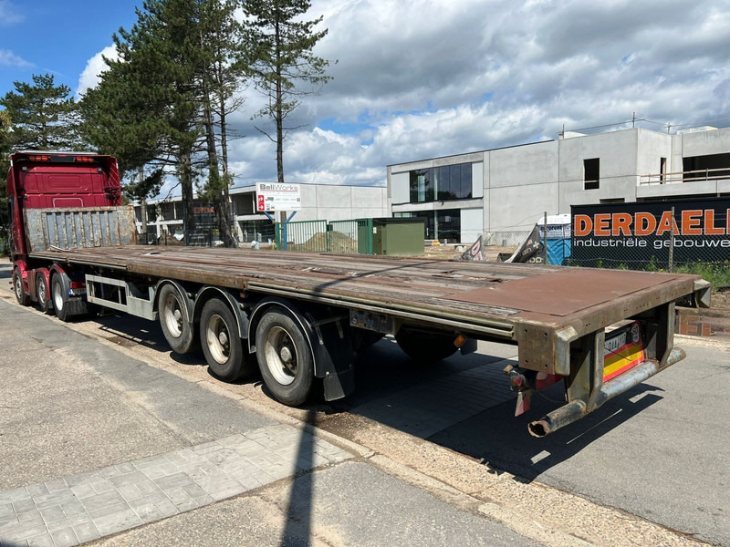 Trailor 3-AXLES PLATFORM SMB DRUM BRAKES - AIR SUSPENSION - 13.60m - Bortu puspiekabe/ Platforma: foto 5 Trailor 3-AXLES PLATFORM SMB DRUM BRAKES - AIR SUSPENSION - 13.60m - Bortu puspiekabe/ Platforma: foto 5