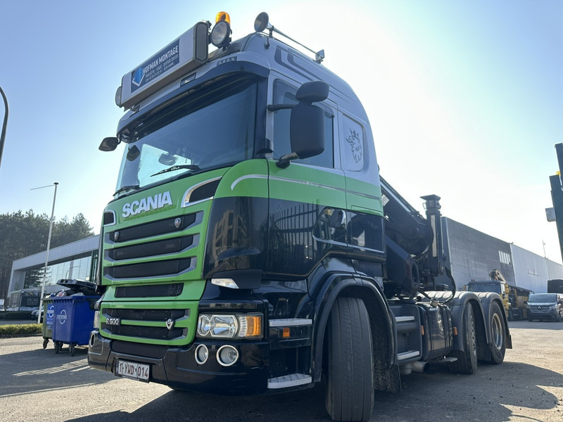 Scania R500 V8 6x2 TRACTOR + CRANE MKG HLK 231 HP (23tm) - 4x HYDR - RADIO - RETARDER - MANUAL - LIFT + STEERING AXLE - Vilcējs: foto 4 Scania R500 V8 6x2 TRACTOR + CRANE MKG HLK 231 HP (23tm) - 4x HYDR - RADIO - RETARDER - MANUAL - LIFT + STEERING AXLE - Vilcējs: foto 4
