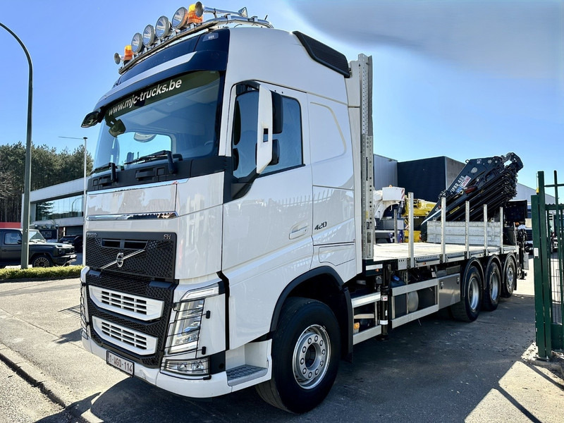 Volvo FH 420 8x4 TRIDEM + KRAAN HIAB 408 E-8 HIPRO + WINCH - 63.000km ONLY - CREWCAB 4 SEATER - PLATFORM 7m - TOP CONDITION - Bortu kravas automašīna/ Platforma, Kravas auto ar manipulatoru: foto 3 Volvo FH 420 8x4 TRIDEM + KRAAN HIAB 408 E-8 HIPRO + WINCH - 63.000km ONLY - CREWCAB 4 SEATER - PLATFORM 7m - TOP CONDITION - Bortu kravas automašīna/ Platforma, Kravas auto ar manipulatoru: foto 3