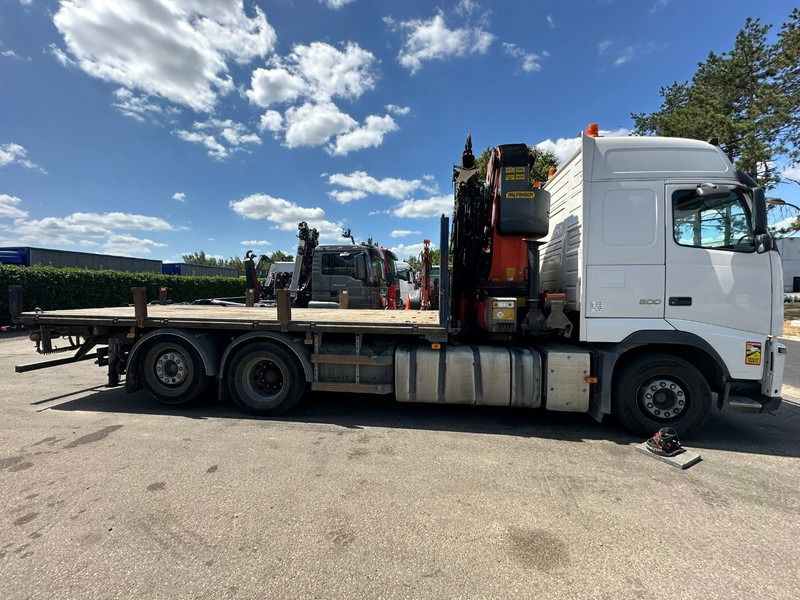 Kravas auto ar manipulatoru Volvo FH 500 6X2 + CRANE PALFINGER PK50002 E 6x - RETARDER - PLATFORM 6m20 - TWISTLOCKS 20' - 561.000km - EURO 5: foto 6