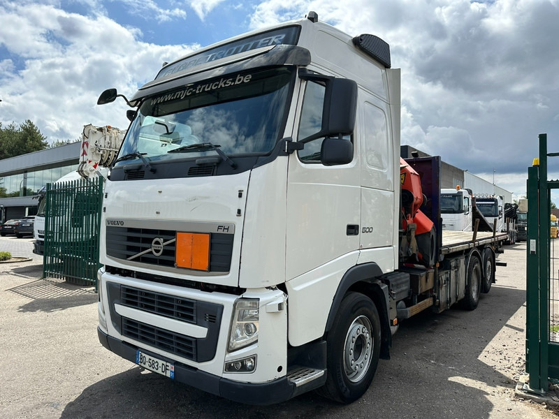 Volvo FH 500 6X2 PRITSCHE + KRAN PALFINGER PK50002 E 6x - RETARDER - PLATFORM 6m20 - TWISTLOCKS 20' - 561.000km - EURO 5 - Bortu kravas automašīna/ Platforma, Kravas auto ar manipulatoru: foto 4 Volvo FH 500 6X2 PRITSCHE + KRAN PALFINGER PK50002 E 6x - RETARDER - PLATFORM 6m20 - TWISTLOCKS 20' - 561.000km - EURO 5 - Bortu kravas automašīna/ Platforma, Kravas auto ar manipulatoru: foto 4
