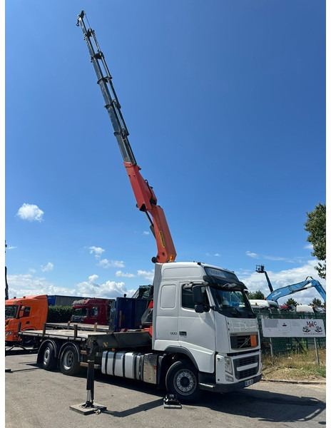 Volvo FH 500 6X2 PRITSCHE + KRAN PALFINGER PK50002 E 6x - RETARDER - PLATFORM 6m20 - TWISTLOCKS 20' - 561.000km - EURO 5 - Bortu kravas automašīna/ Platforma, Kravas auto ar manipulatoru: foto 3 Volvo FH 500 6X2 PRITSCHE + KRAN PALFINGER PK50002 E 6x - RETARDER - PLATFORM 6m20 - TWISTLOCKS 20' - 561.000km - EURO 5 - Bortu kravas automašīna/ Platforma, Kravas auto ar manipulatoru: foto 3