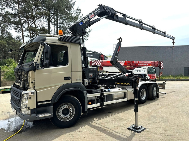 Volvo FM 370 6x2 HOOKLIFT 21T + CRANE HIAB 144 E-4 HIDUO - ENGINE / GEARBOX OK - CHASSIS OK - RUNNING + DRIVING - BE TRUCK - Pacēlājs ar āķi, Kravas auto ar manipulatoru: foto 3 Volvo FM 370 6x2 HOOKLIFT 21T + CRANE HIAB 144 E-4 HIDUO - ENGINE / GEARBOX OK - CHASSIS OK - RUNNING + DRIVING - BE TRUCK - Pacēlājs ar āķi, Kravas auto ar manipulatoru: foto 3