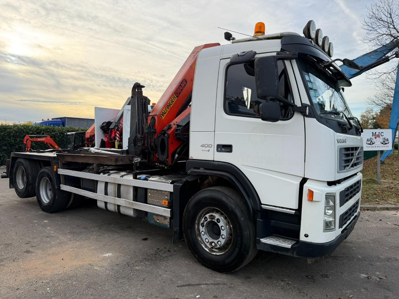 Volvo FM 400 6x2 HOOKLIFT + CRANE PALFINGER PK 15500 B (2x) - 5/6 F - MANUAL - EURO 4 - BE TRUCK - Pacēlājs ar āķi, Kravas auto ar manipulatoru: foto 3 Volvo FM 400 6x2 HOOKLIFT + CRANE PALFINGER PK 15500 B (2x) - 5/6 F - MANUAL - EURO 4 - BE TRUCK - Pacēlājs ar āķi, Kravas auto ar manipulatoru: foto 3