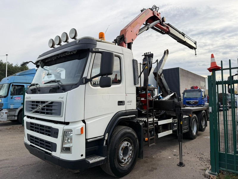 Volvo FM 400 6x2 HOOKLIFT + CRANE PALFINGER PK 15500 B (2x) - 5/6 F - MANUAL - EURO 4 - BE TRUCK - Pacēlājs ar āķi, Kravas auto ar manipulatoru: foto 2 Volvo FM 400 6x2 HOOKLIFT + CRANE PALFINGER PK 15500 B (2x) - 5/6 F - MANUAL - EURO 4 - BE TRUCK - Pacēlājs ar āķi, Kravas auto ar manipulatoru: foto 2