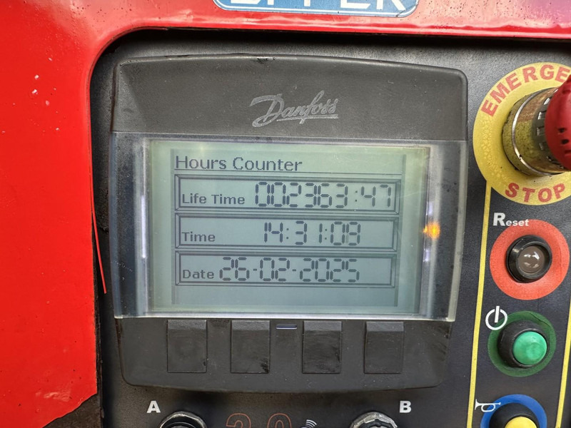 Bortu kravas automašīna/ Platforma, Kravas auto ar manipulatoru Volvo FMX 370 6x2 PRITSCHE 6M35 + KRAN EFFER 215/6S -*127.000km* - LIFT AXLE - DOUBLE WHEELS - I SHIFT - EURO 6 - BE PAPERS: foto 14