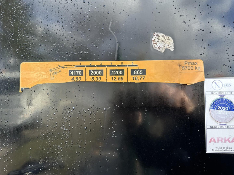 Bortu kravas automašīna/ Platforma, Kravas auto ar manipulatoru Volvo FMX 370 6x2 PRITSCHE 6M35 + KRAN EFFER 215/6S -*127.000km* - LIFT AXLE - DOUBLE WHEELS - I SHIFT - EURO 6 - BE PAPERS: foto 9