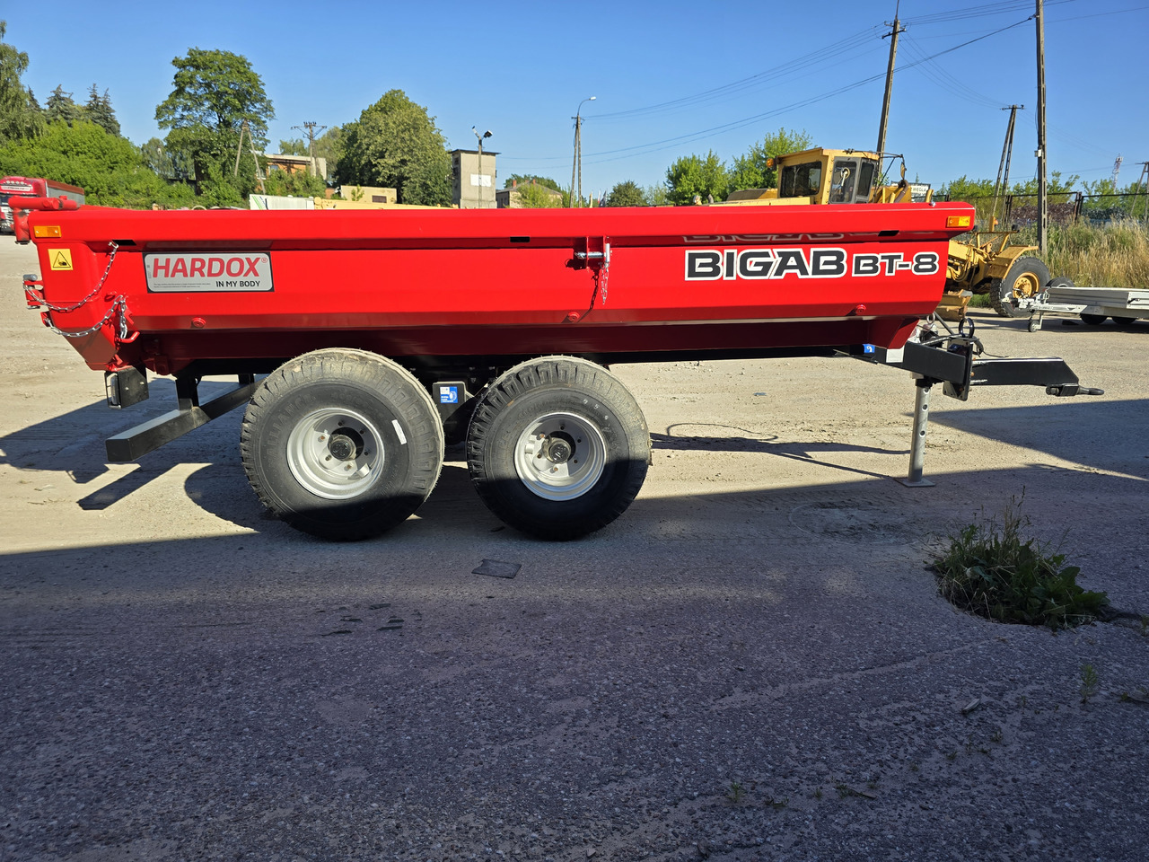 BIGAB BT-8 HARDOX - Lauksaimniecības piekabe-pašizgāzējs: foto 3 BIGAB BT-8 HARDOX - Lauksaimniecības piekabe-pašizgāzējs: foto 3