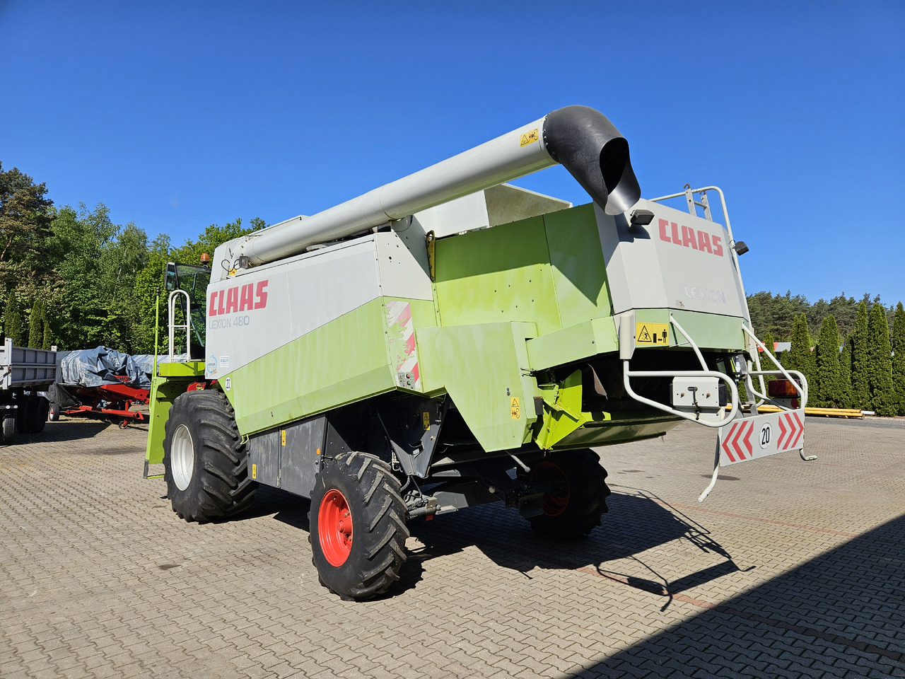 Claas Lexion 480 - Labības kombains: foto 4 Claas Lexion 480 - Labības kombains: foto 4