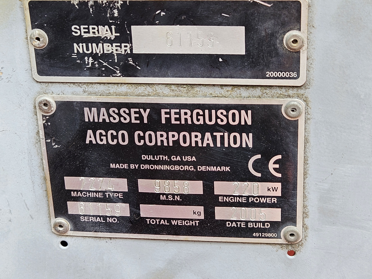 Massey Ferguson Cerea - Labības kombains: foto 5 Massey Ferguson Cerea - Labības kombains: foto 5