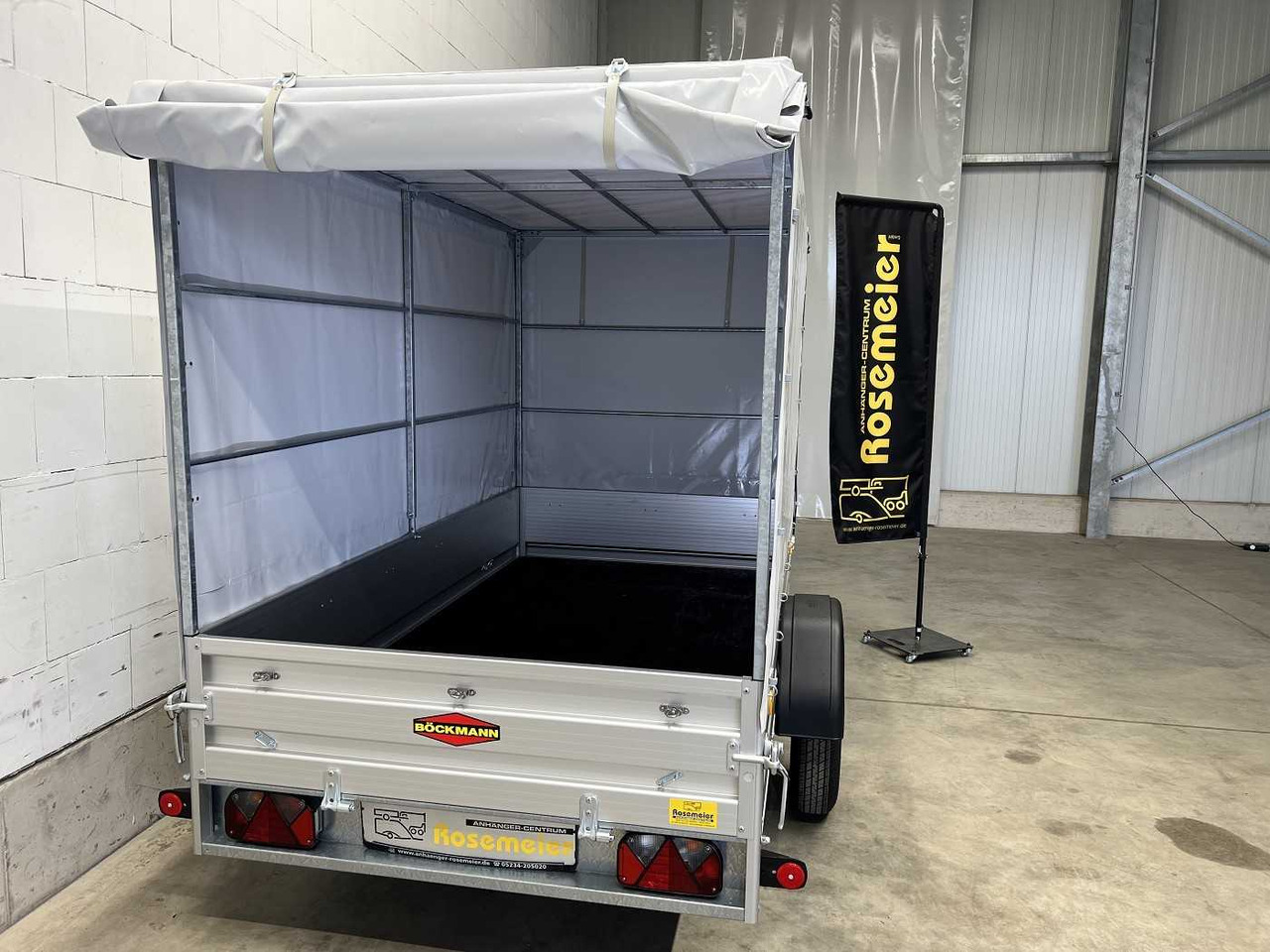 Jaunā Auto piekabe BOECKMANN TL-AL 2513/75 Plane Kastenanhänger ungebremst: foto 6