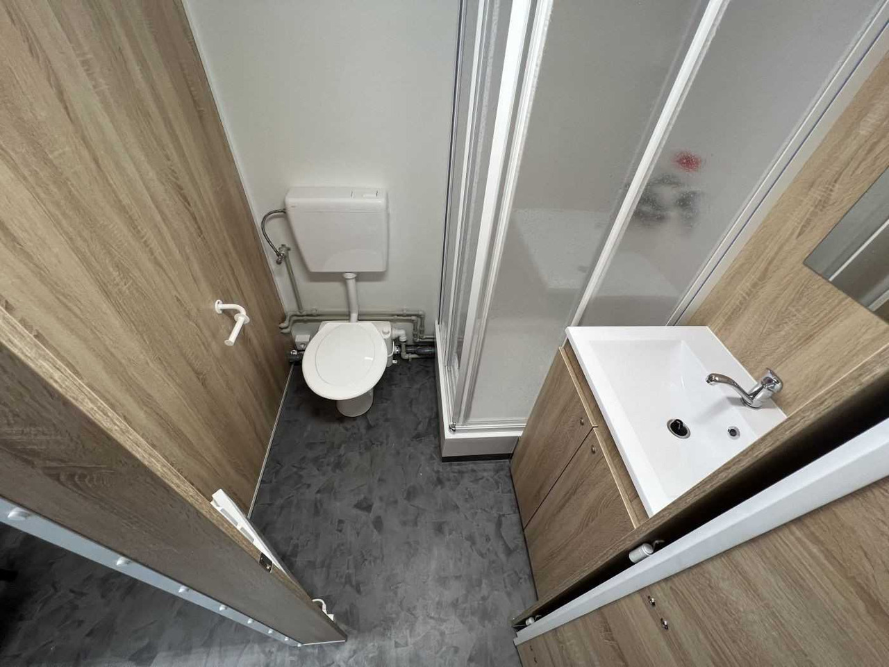 Jaunā Celtniecības konteiners, Piekabe ROSEMEIER VE MOBI 7344 Economy Mannschaftswagen: foto 7