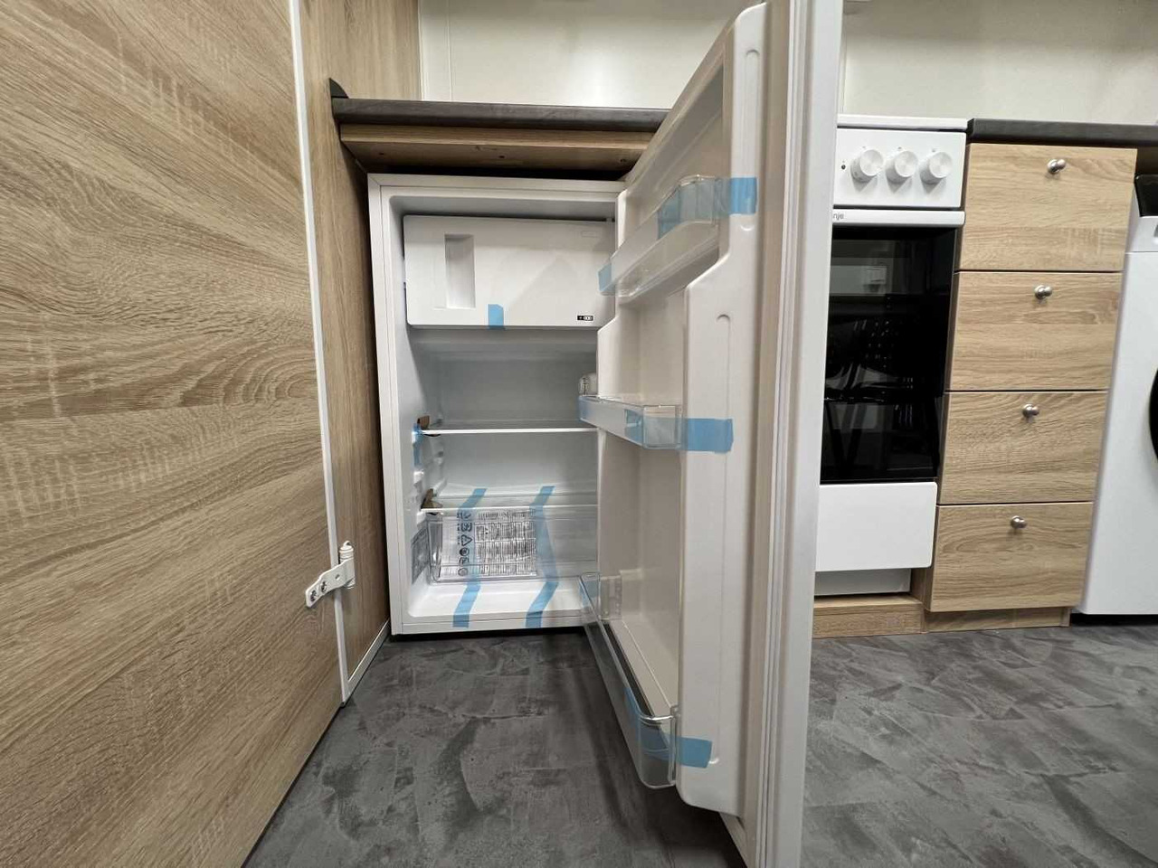 Jaunā Celtniecības konteiners, Piekabe ROSEMEIER VE MOBI 7344 Economy Mannschaftswagen: foto 16