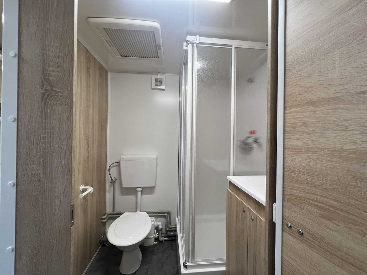 Jaunā Celtniecības konteiners, Piekabe ROSEMEIER VE MOBI 7344 Economy Mannschaftswagen: foto 8