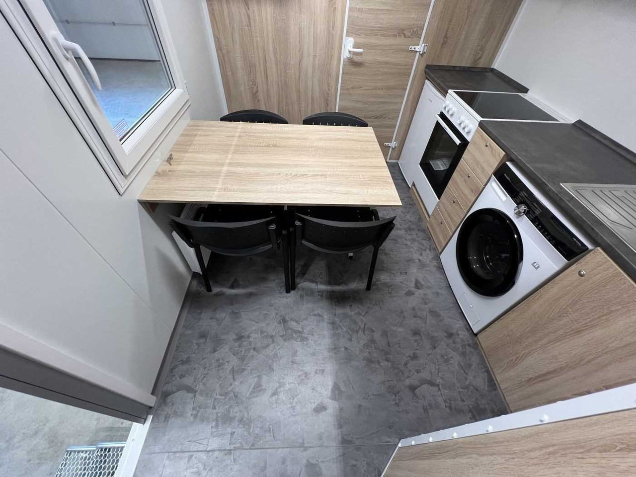 Jaunā Celtniecības konteiners, Piekabe ROSEMEIER VE MOBI 7344 Economy Mannschaftswagen: foto 9