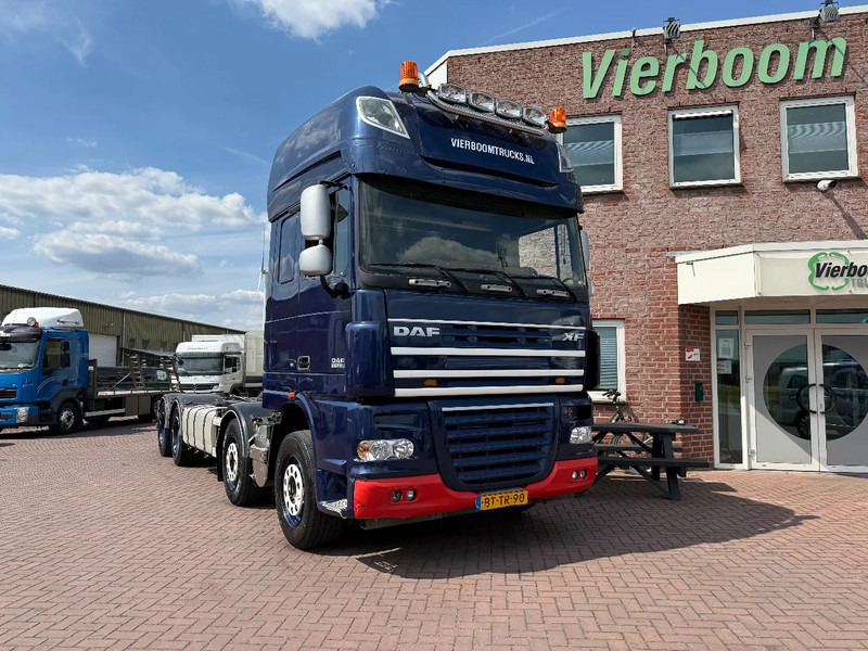 DAF XF 105 XF105-510 8X4 CHASSIS-RETARDER-HOLLAND TRUCK - Šasija kravas automašīna: foto 1 DAF XF 105 XF105-510 8X4 CHASSIS-RETARDER-HOLLAND TRUCK - Šasija kravas automašīna: foto 1