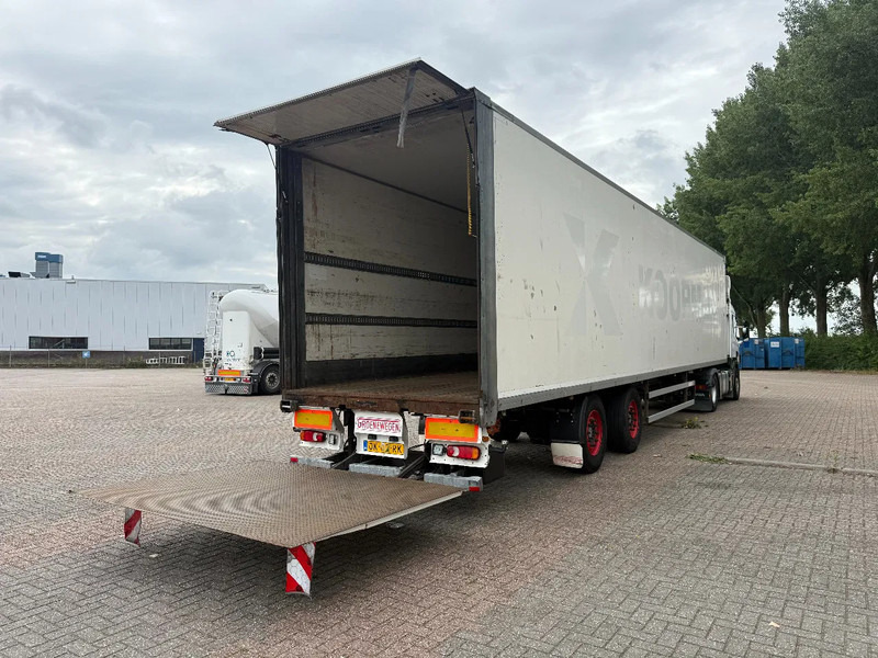 Groenewegen 2-Assige Tridex gestuurde kasten oplegger met 2-tons klep - Puspiekabe slēgtā virsbūve: foto 1 Groenewegen 2-Assige Tridex gestuurde kasten oplegger met 2-tons klep - Puspiekabe slēgtā virsbūve: foto 1