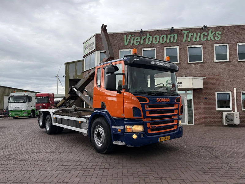 Scania P380 P380 6X2 mit Palfinger 20T Abrollkipper euro5 TUV BIS 6-2026 - Pacēlājs ar āķi: foto 1 Scania P380 P380 6X2 mit Palfinger 20T Abrollkipper euro5 TUV BIS 6-2026 - Pacēlājs ar āķi: foto 1