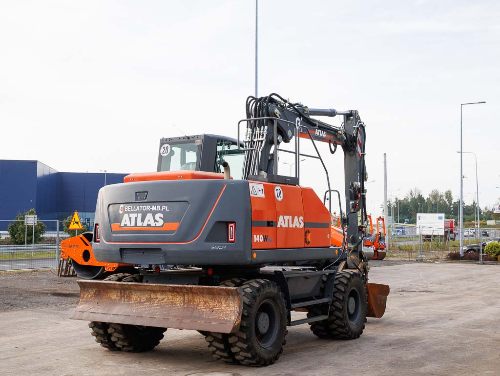 Riteņu ekskavators ATLAS 140W: foto 6