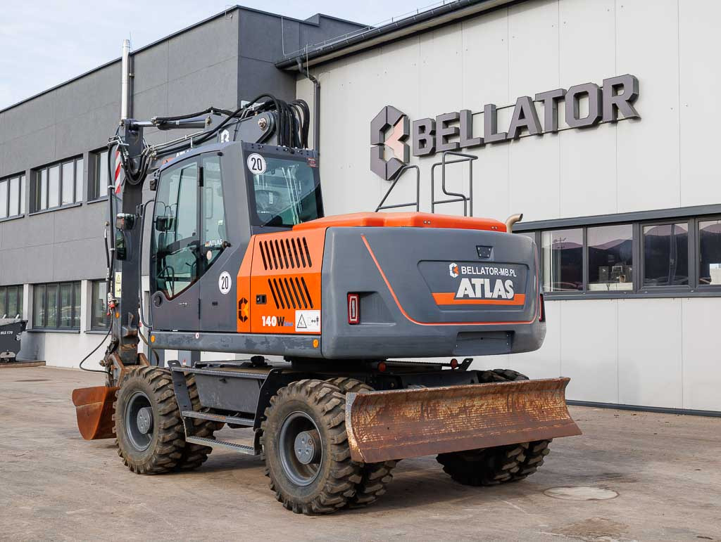 Riteņu ekskavators ATLAS 140W: foto 8