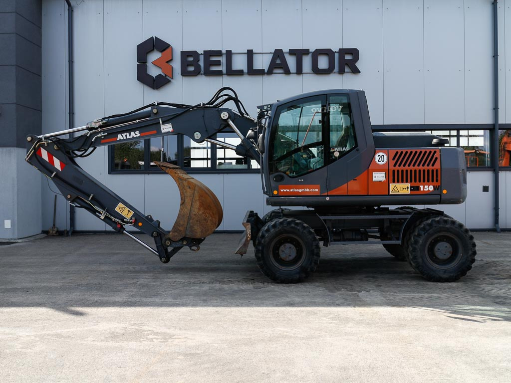 ATLAS 150W - Riteņu ekskavators: foto 1 ATLAS 150W - Riteņu ekskavators: foto 1