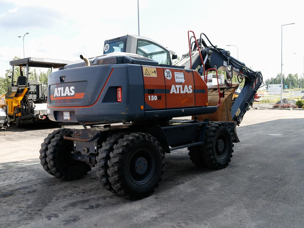 ATLAS 150W - Riteņu ekskavators: foto 5 ATLAS 150W - Riteņu ekskavators: foto 5