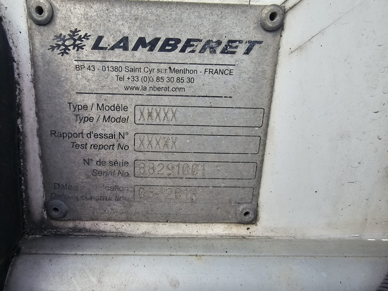 Puspiekabe refrižerators Kel-Berg Lamberet: foto 9