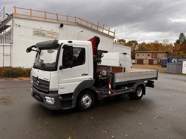 Mercedes-Benz Atego 818 mit Ladekran - Kravas auto ar manipulatoru: foto 1 Mercedes-Benz Atego 818 mit Ladekran - Kravas auto ar manipulatoru: foto 1