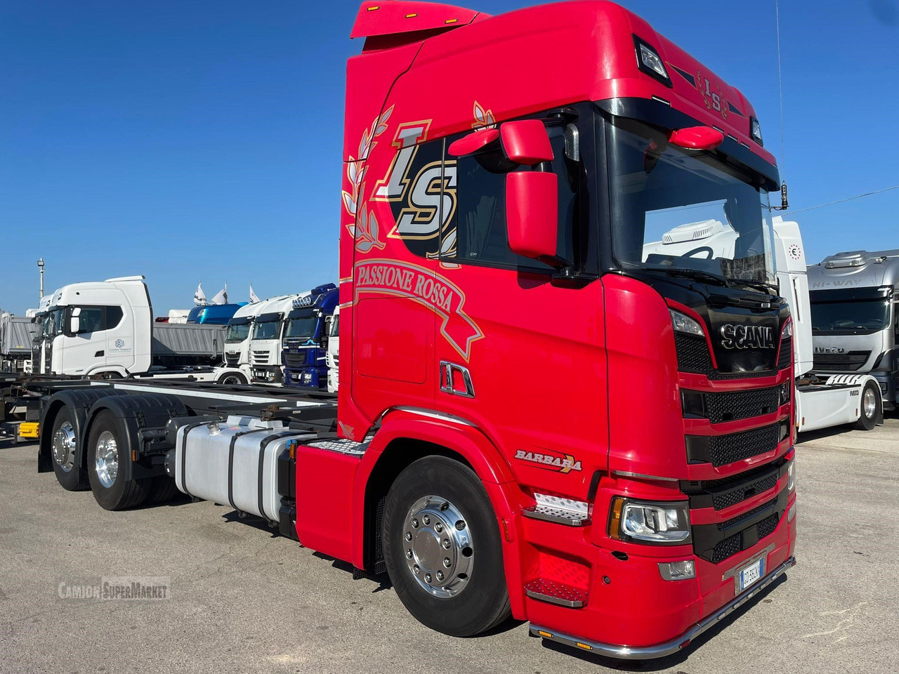 SCANIA R450 - Konteineru vedējs/ Kravas automašīna ar noņemamā virsbūve: foto 1 SCANIA R450 - Konteineru vedējs/ Kravas automašīna ar noņemamā virsbūve: foto 1