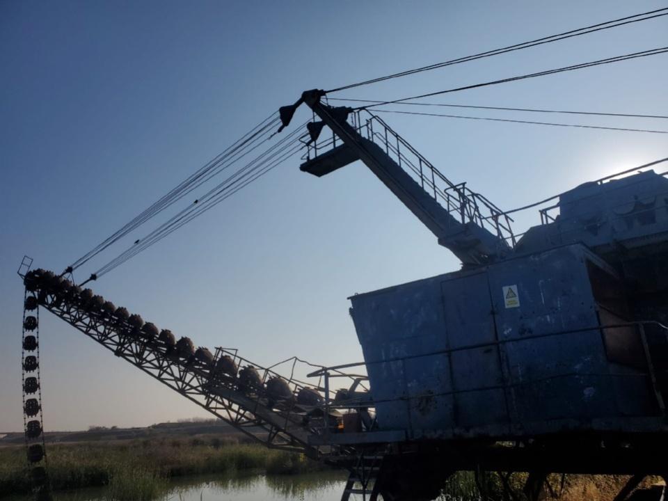 180 t Eimerkettenbagger auf Raupenfahrwerk - Dragline ekskavators: foto 1 180 t Eimerkettenbagger auf Raupenfahrwerk - Dragline ekskavators: foto 1