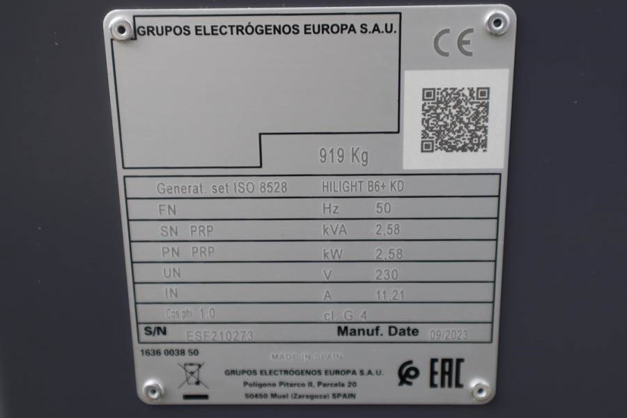 Atlas Copco Hilight B6+ KD Valid inspection, *Guarantee! Max B - Apgaismojuma stabs: foto 5 Atlas Copco Hilight B6+ KD Valid inspection, *Guarantee! Max B - Apgaismojuma stabs: foto 5