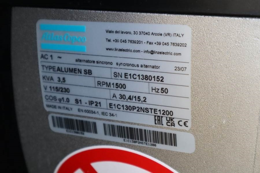 Apgaismojuma stabs Atlas Copco Hilight B6+ KD Valid inspection, *Guarantee! Max B: foto 6