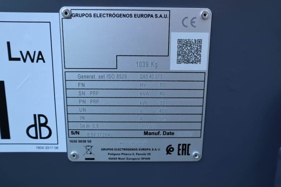 Atlas Copco QAS 40 ST3 Valid inspection, *Guarantee! Diesel, 4 - Elektroģenerators: foto 3 Atlas Copco QAS 40 ST3 Valid inspection, *Guarantee! Diesel, 4 - Elektroģenerators: foto 3