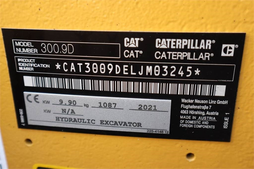Mini-ekskavators CAT 300.9D NEW, Valid inspection, *Guarantee! Hydr Qui: foto 6 Mini-ekskavators CAT 300.9D NEW, Valid inspection, *Guarantee! Hydr Qui: foto 6