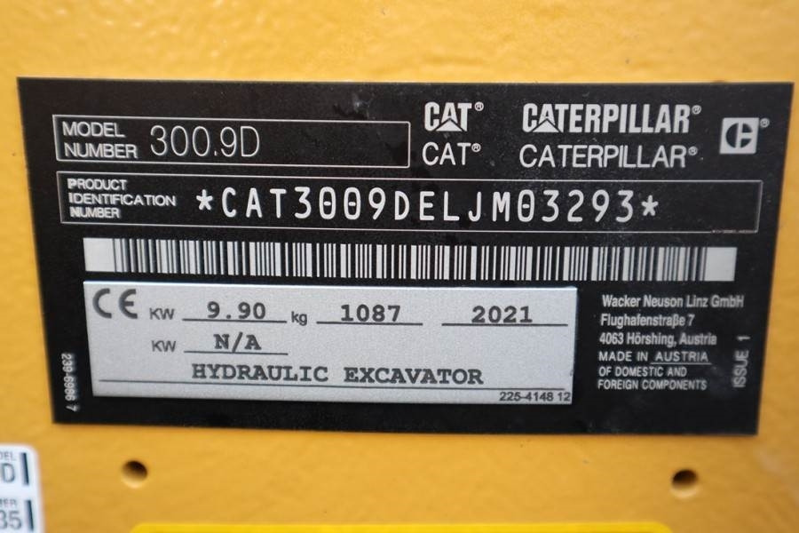 Mini-ekskavators CAT 300.9D Valid inspection, *Guarantee! Hydr Quickcou: foto 6
