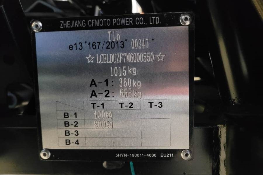 Kvadricikls CFMoto UFORCE600 Valid Inspection, *Guarantee! Dutch Regi: foto 6