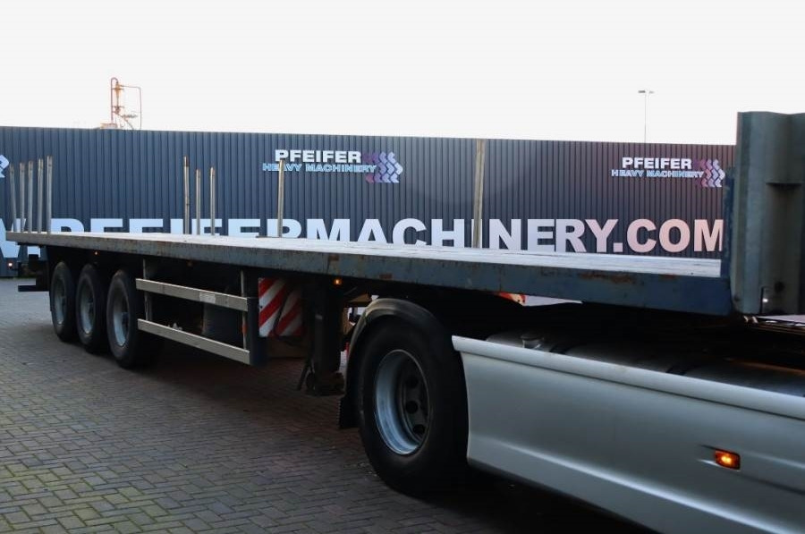 Groenewegen DRO-12-27 3 Axle Trailer, 32t Capacity, BPW Axles - Bortu puspiekabe/ Platforma: foto 2 Groenewegen DRO-12-27 3 Axle Trailer, 32t Capacity, BPW Axles - Bortu puspiekabe/ Platforma: foto 2