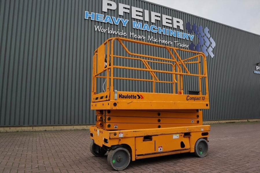 Haulotte Compact 10 Electric, 10m Working Height, 450kg Cap - Šķērveida pacēlājs: foto 1 Haulotte Compact 10 Electric, 10m Working Height, 450kg Cap - Šķērveida pacēlājs: foto 1